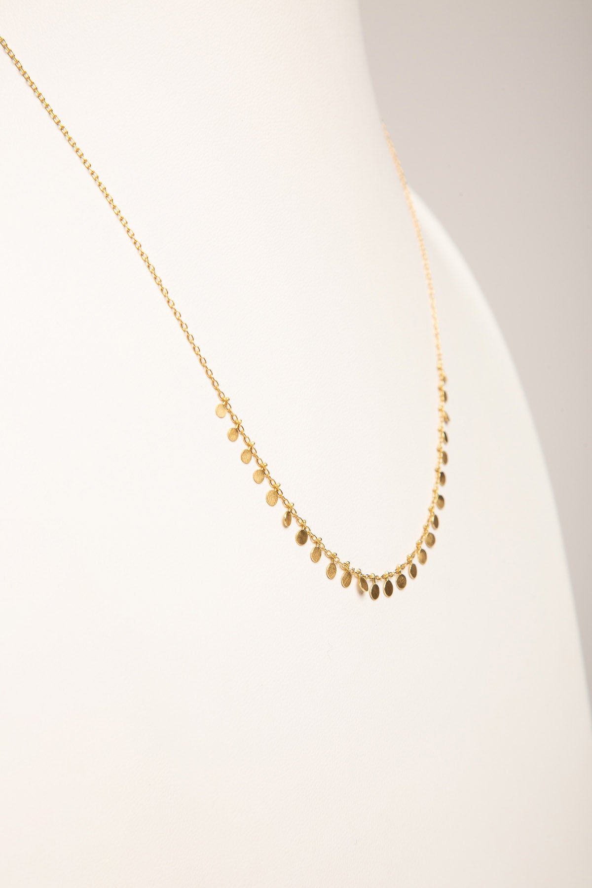 Tiny Dot Necklace | Evil eye necklace gold, Diamond choker necklace, Gold  fashion necklace