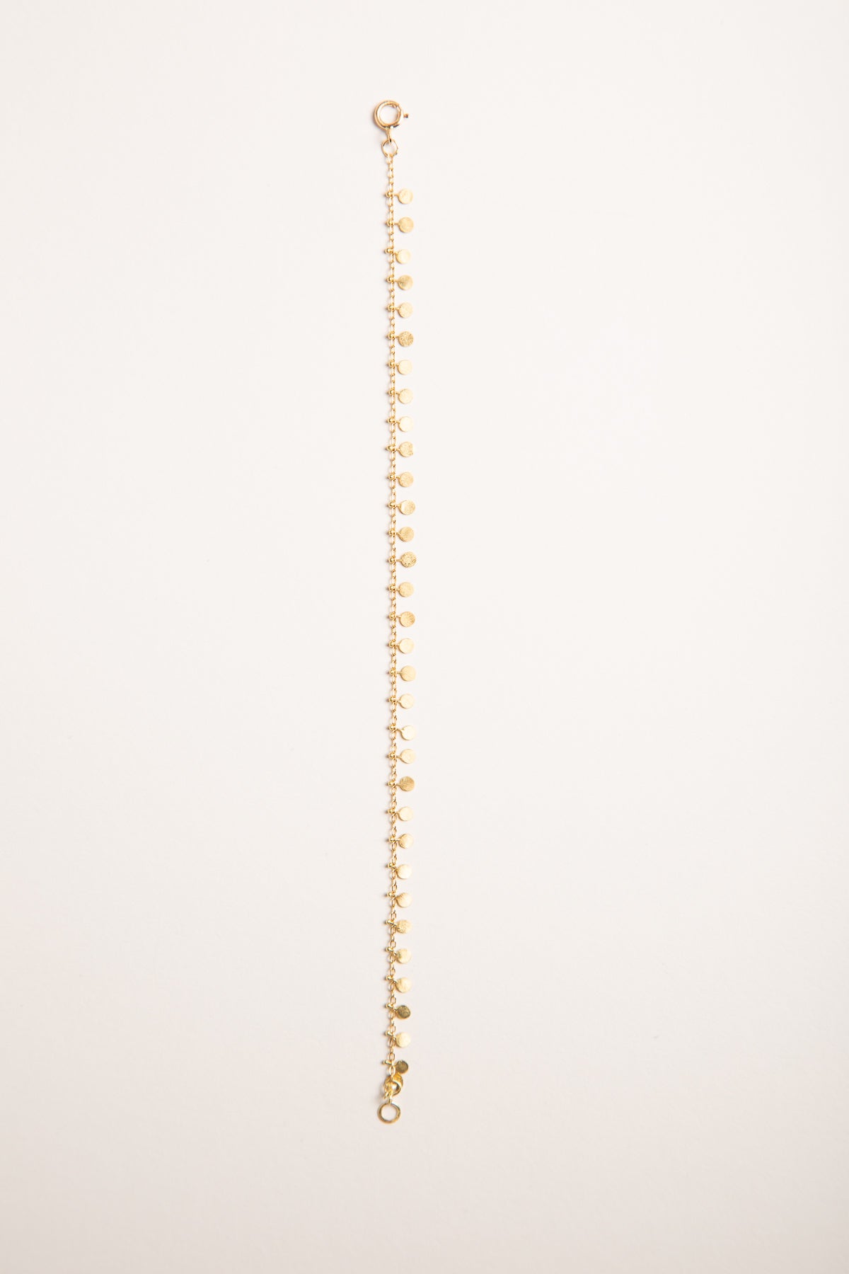 SIA TAYLOR | EVENLY DOTTED GOLD BRACELET