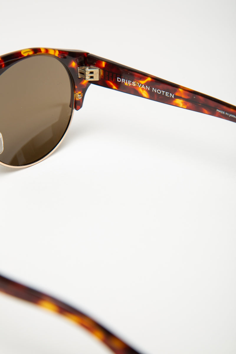 LINDA FARROW | DRIES VAN NOTEN 152 OVAL SUNGLASSES