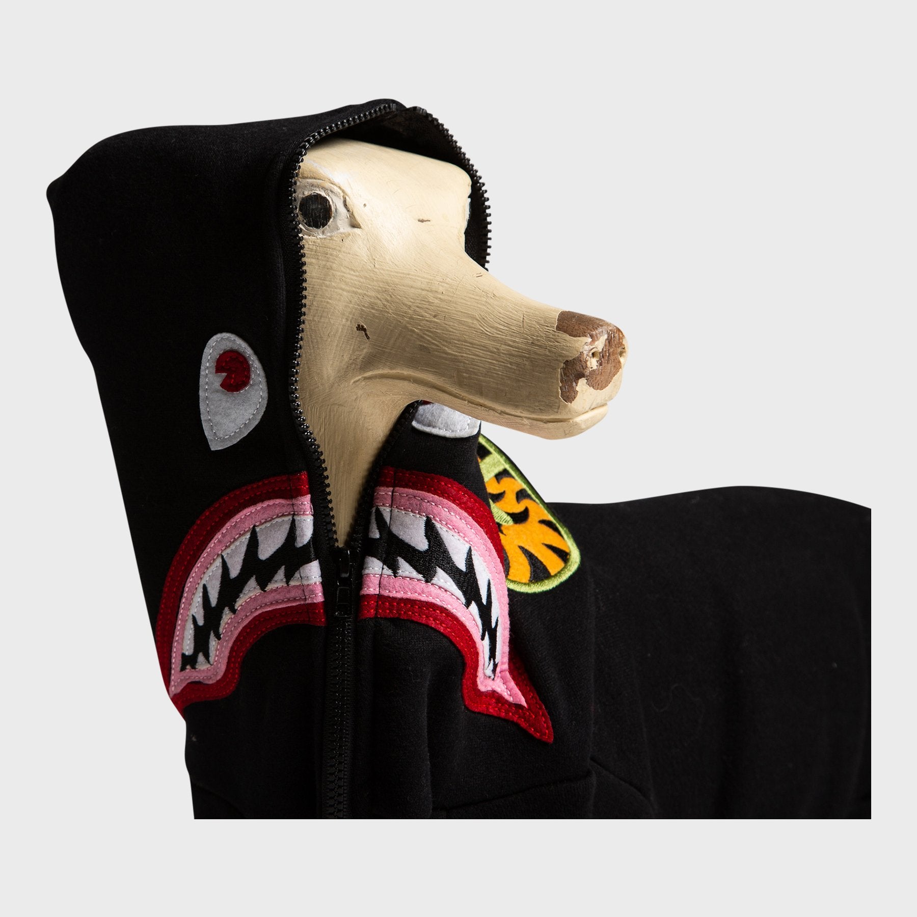 TRESALLUME | SHARK HOODIE DOG SWEATER - MAXFIELD LA