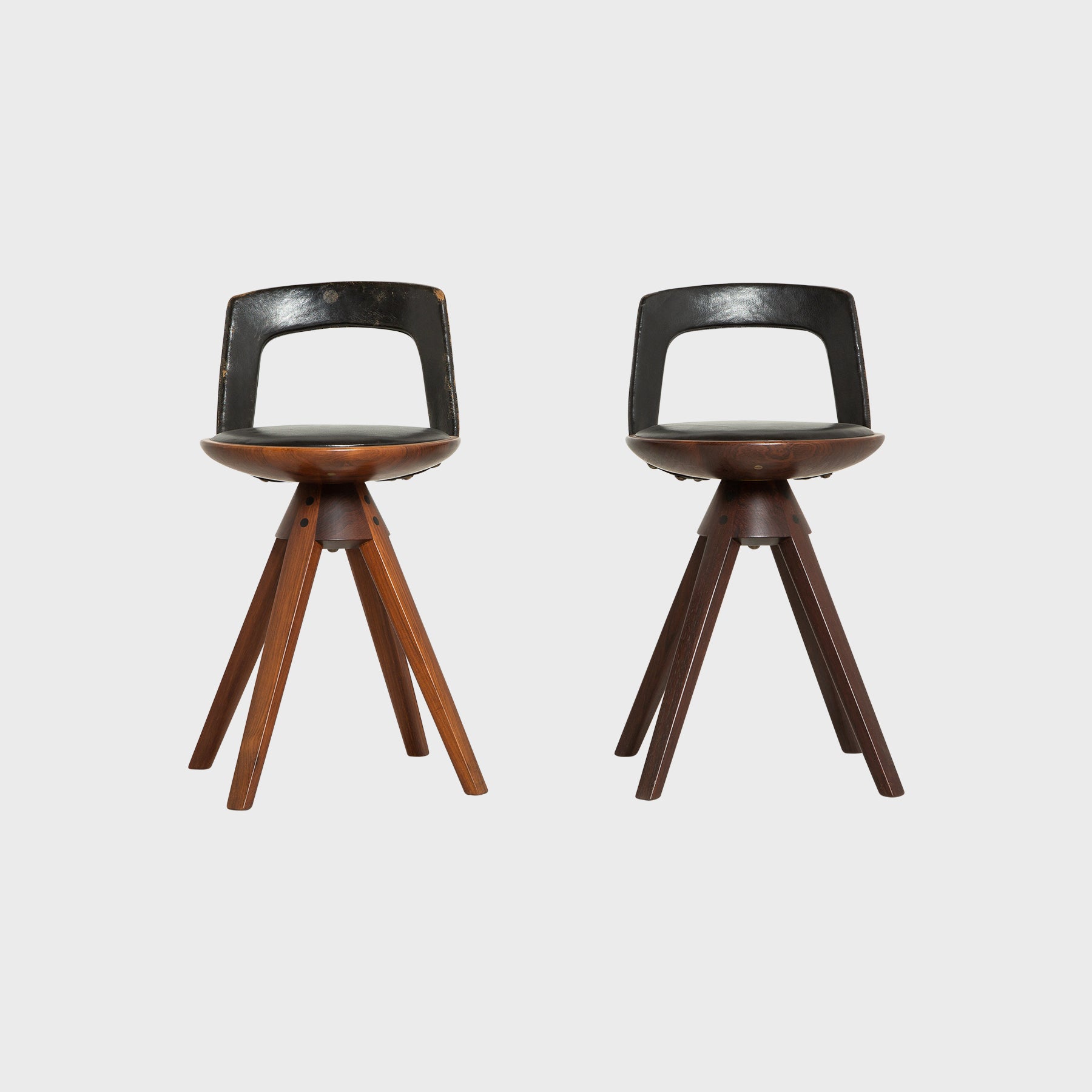 MAXFIELD PRIVATE COLLECTION | PAIR OF 1957 KINDT-LARSEN STOOLS