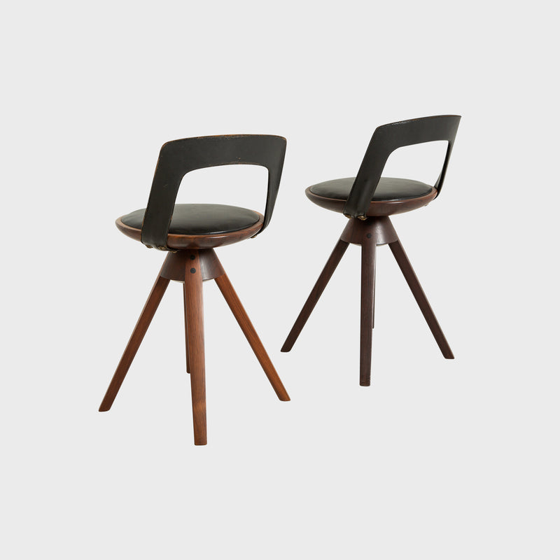 MAXFIELD COLLECTION | PAIR OF 1957 KINDT-LARSEN STOOLS