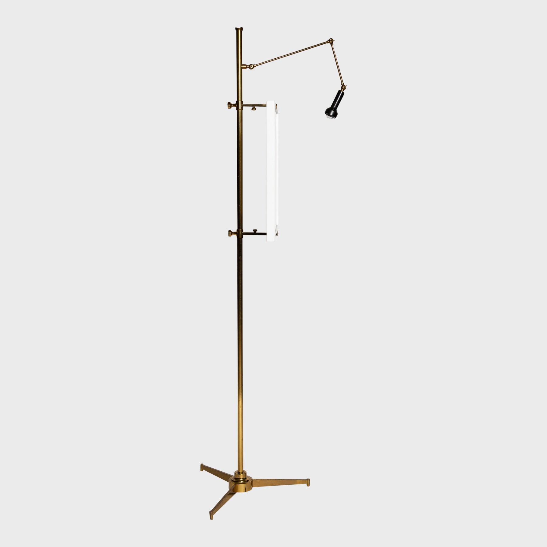 MAXFIELD PRIVATE COLLECTION | 1960'S A. LELLI BRASS EASEL