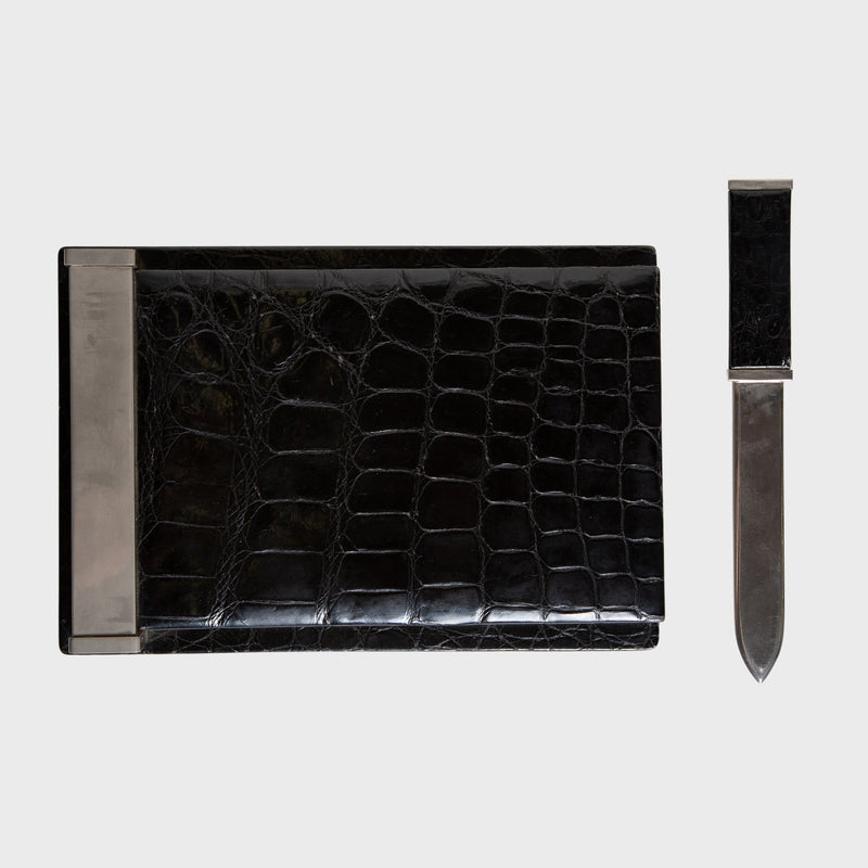 MAXFIELD COLLECTION | 70S ITALIAN 3 PIECE CROC SET