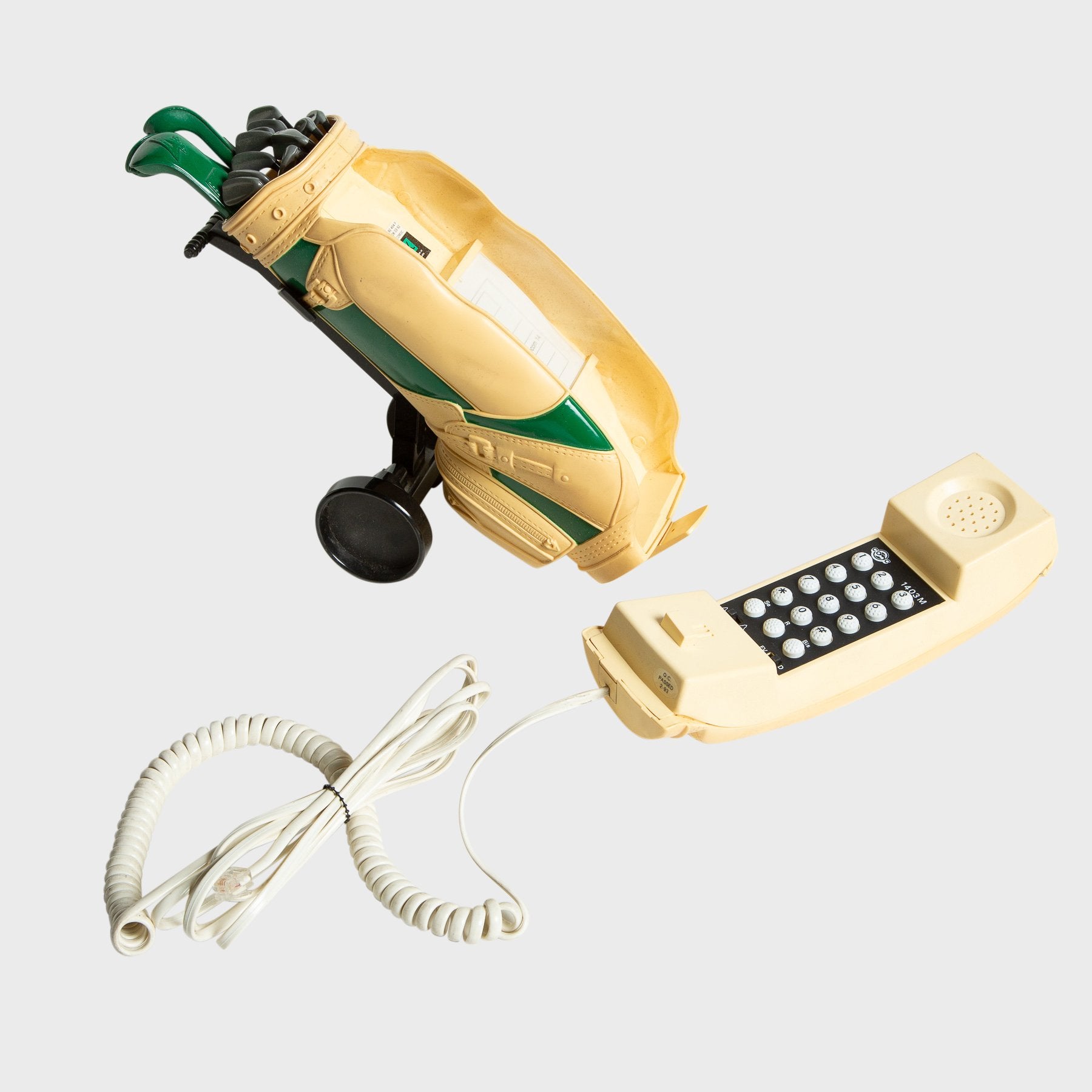MAXFIELD PRIVATE COLLECTION | 1980'S GREEN GOLF MOTIF PHONE
