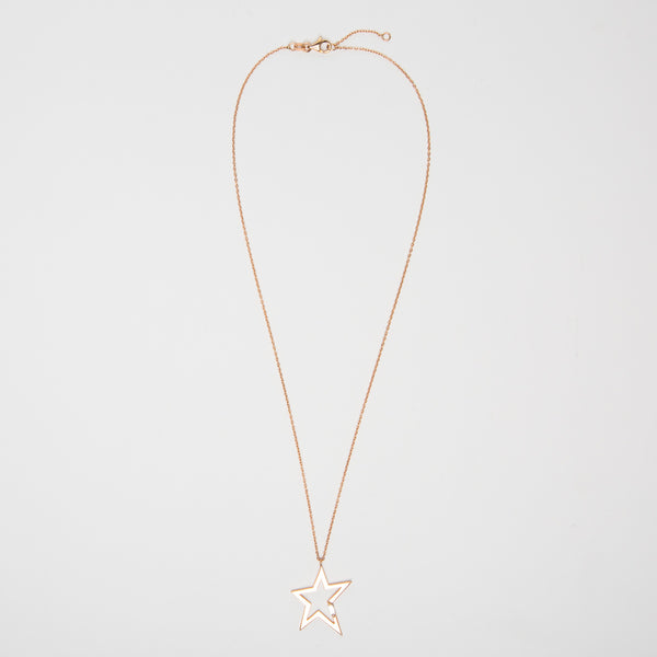 FIYA JEWELLERY | LARGE DIAMOND STAR NECKLACE