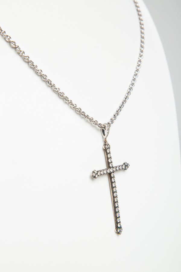 MAXFIELD PRIVATE COLLECTION | DIAMOND CROSS NECKLACE