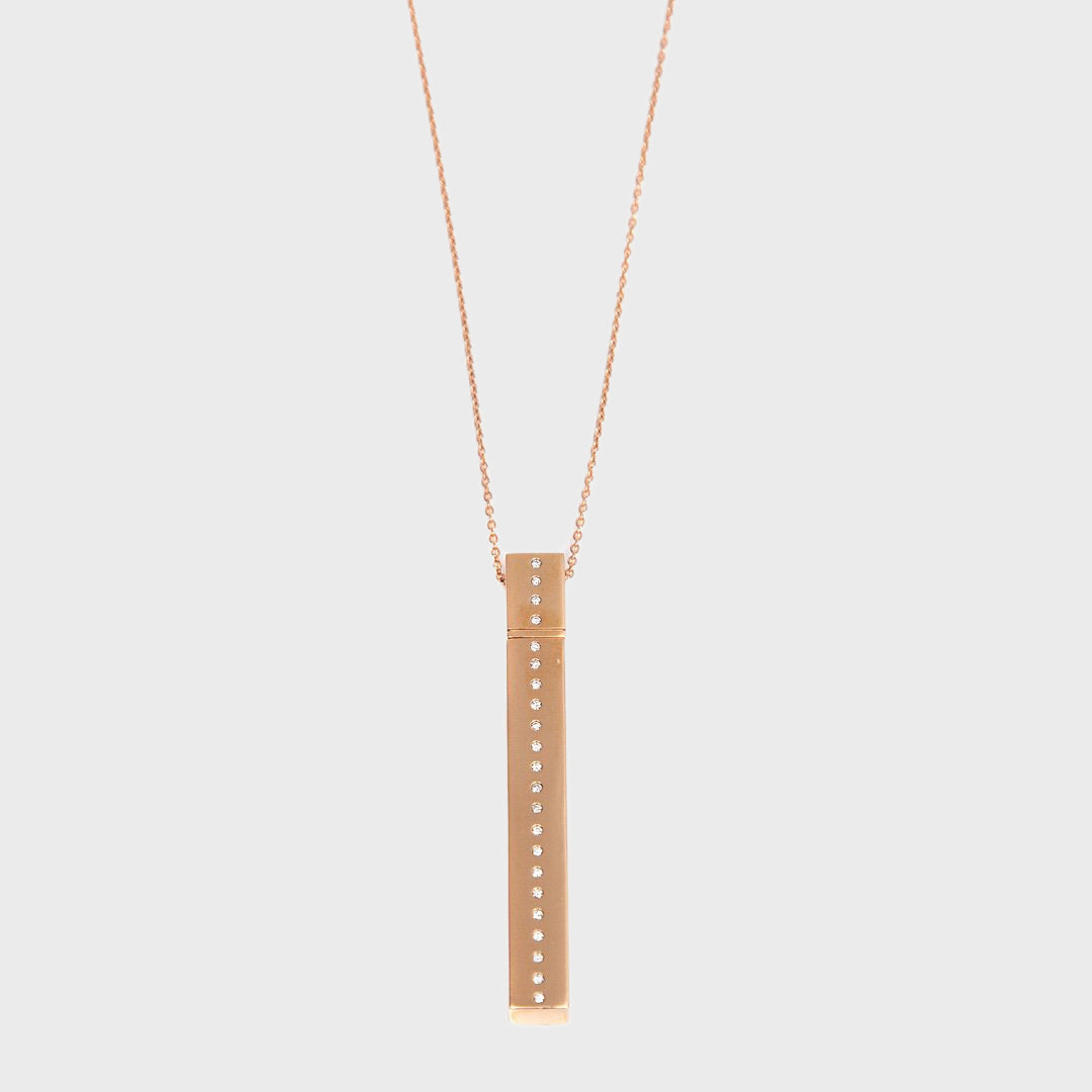DIANE KORDAS | GOLD AND DIAMOND PERFUME BOTTLE NECKLACE - MAXFIELD LA