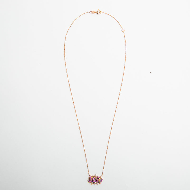 DIANE KORDAS | LOL DIAMOND SAPPHIRE NECKLACE