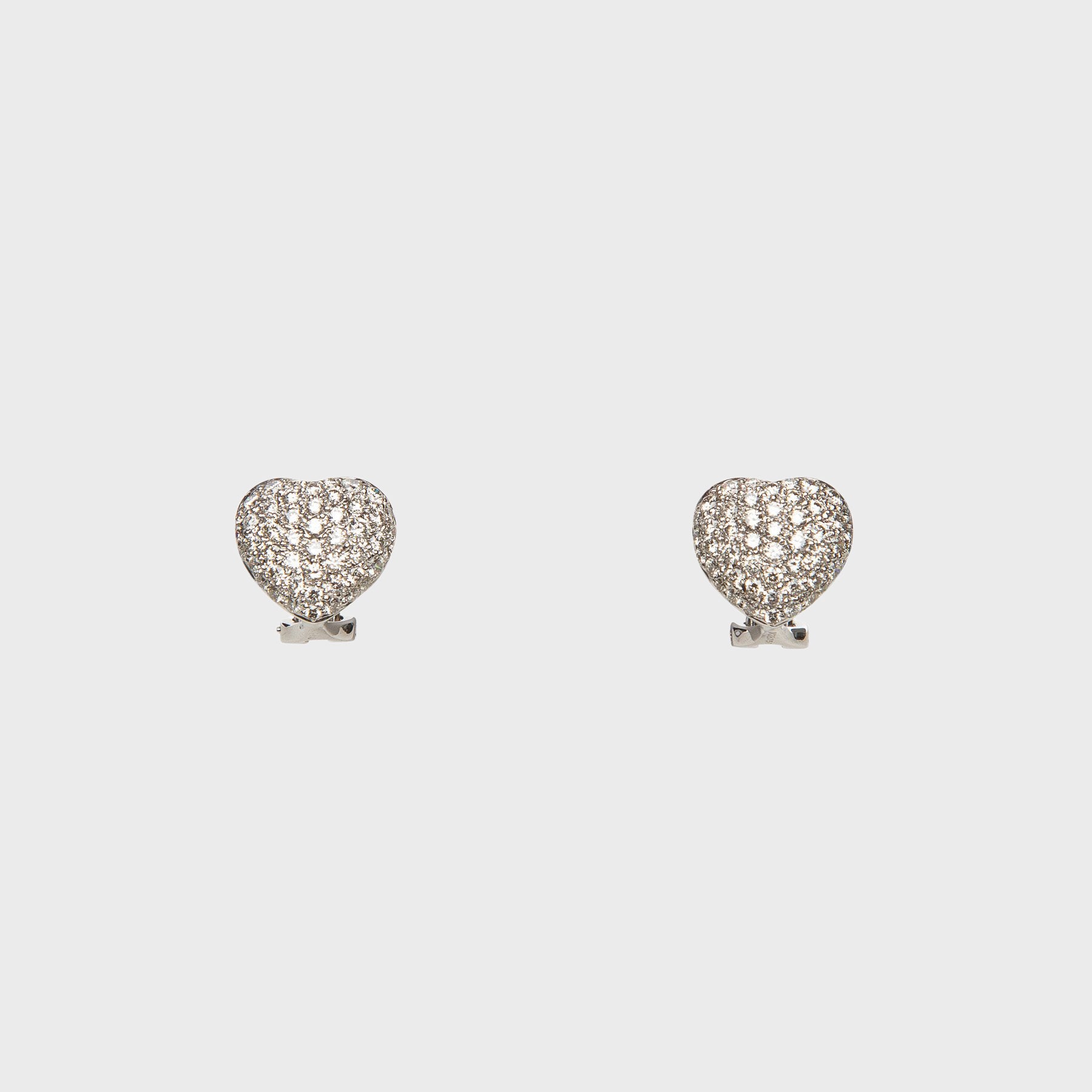 MAXFIELD PRIVATE COLLECTION | DIAMOND HEART EARRINGS