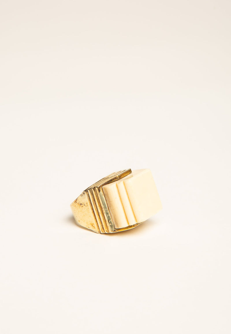 MAXFIELD PRIVATE COLLECTION | 70'S ARTICULATED BONE RING