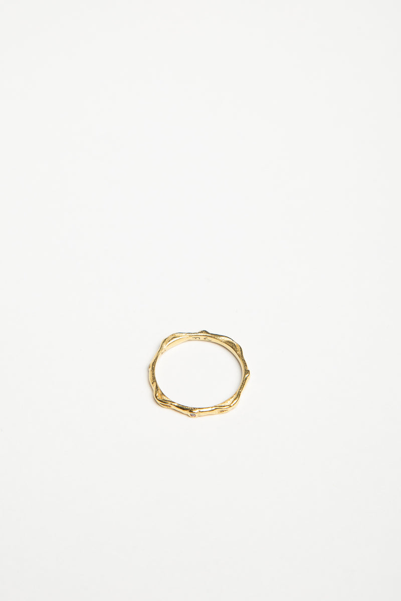 J & F | WHITE DIAMOND TRISTAN STACK RING