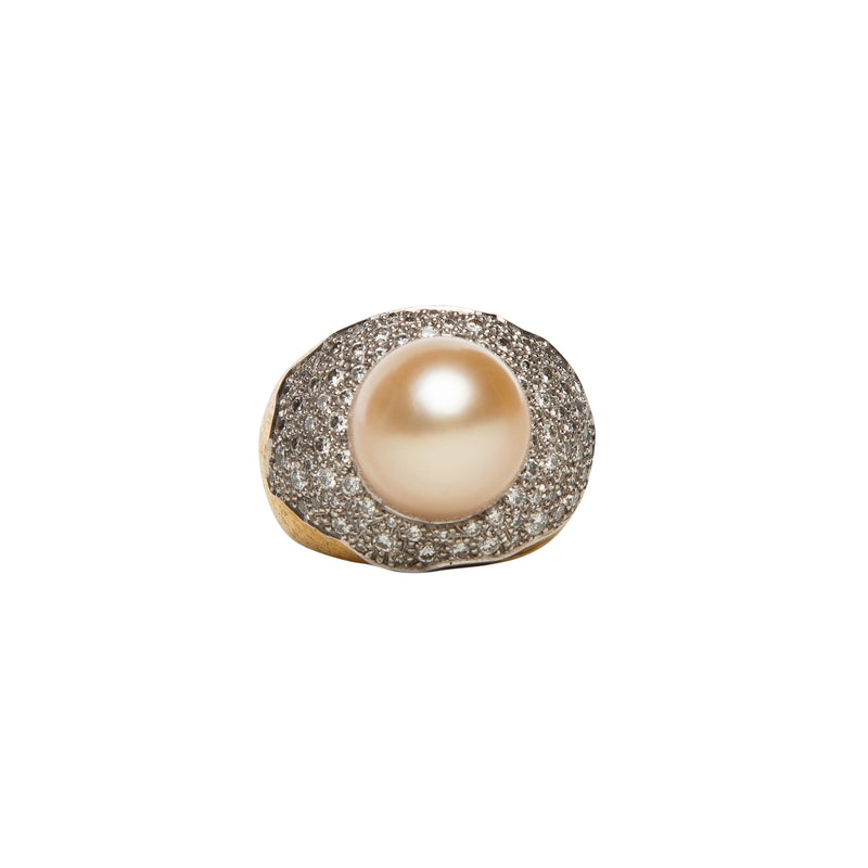 MAXFIELD COLLECTION | 70'S ANDREW GRIMA PEARL RING