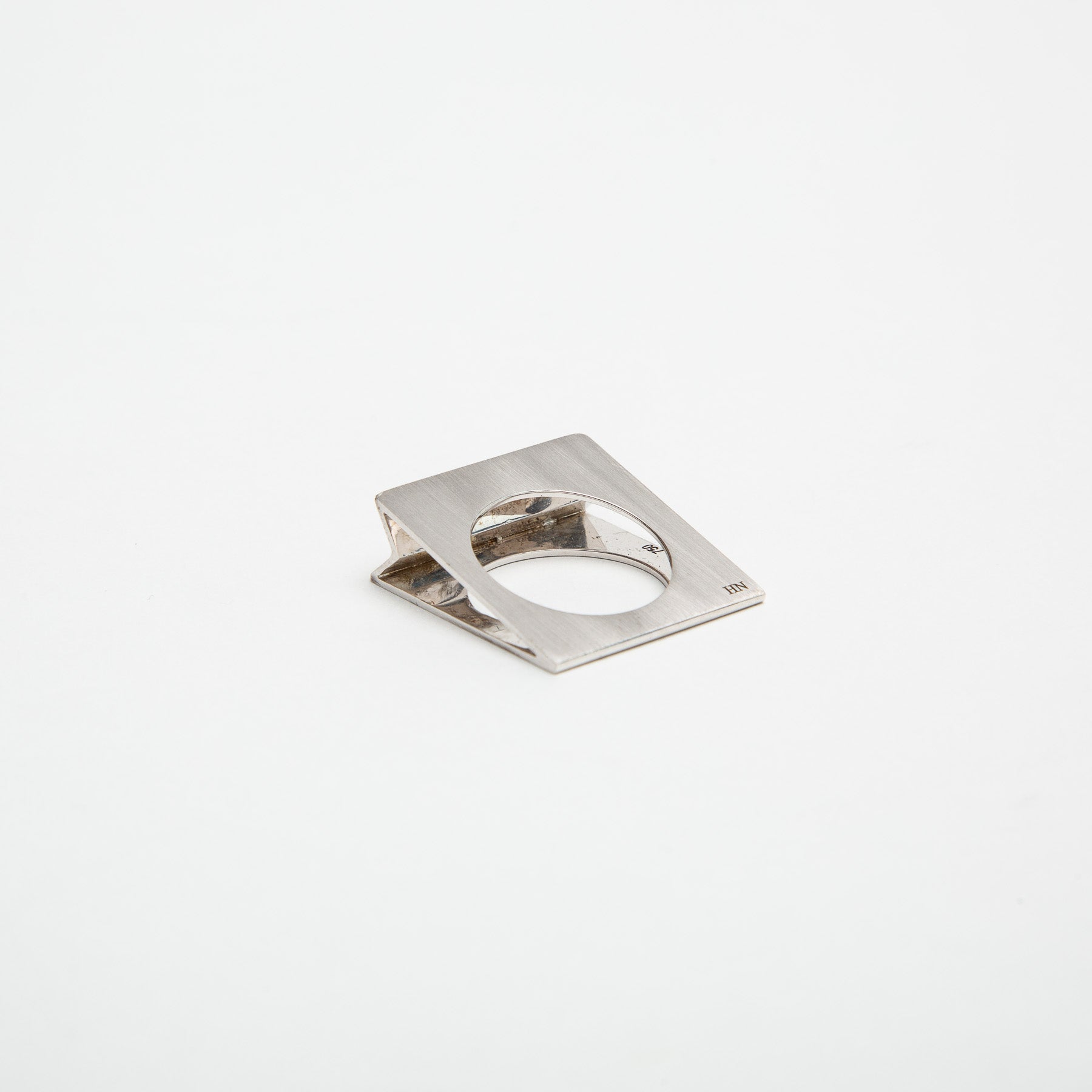 HADAR NORNBERG | WHITE GOLD SPATIAL RING - MAXFIELD LA
