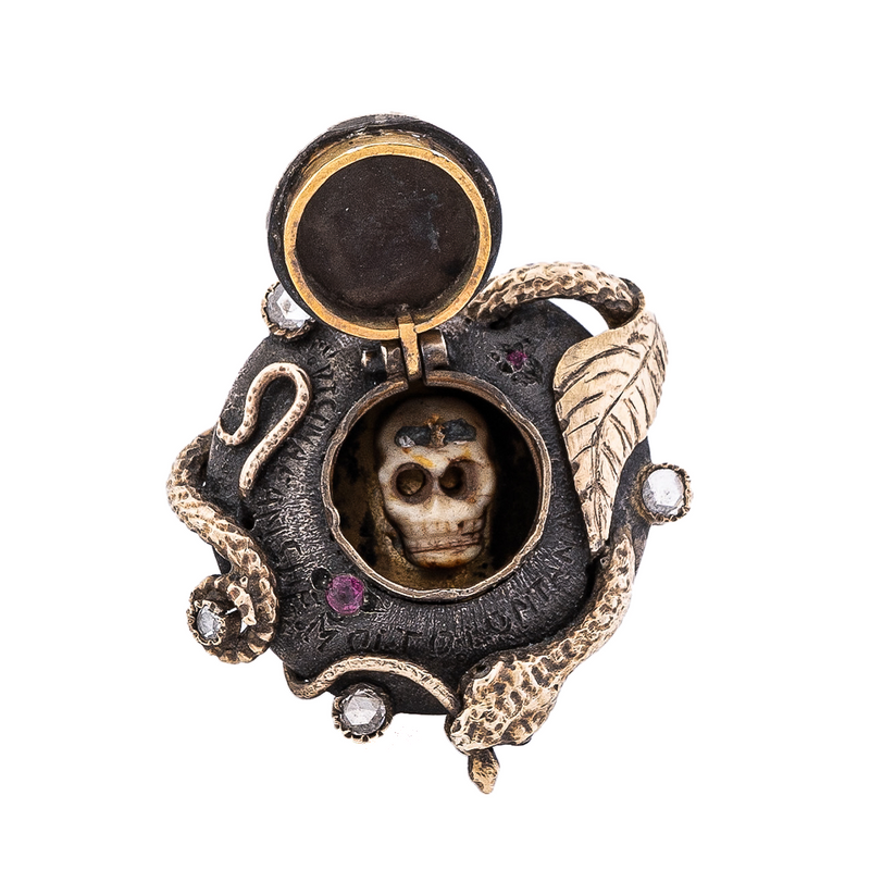 MAXFIELD COLLECTION | GOLD EVIL EYE RNG