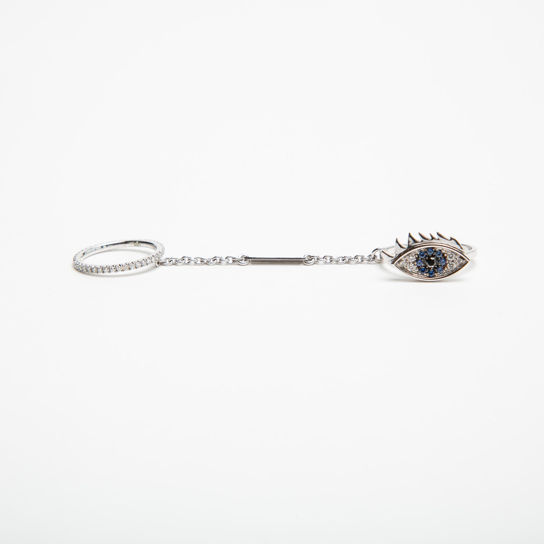 DELFINA DELETTREZ | 2 IN 1 DIAMOND EYE RING - MAXFIELD LA