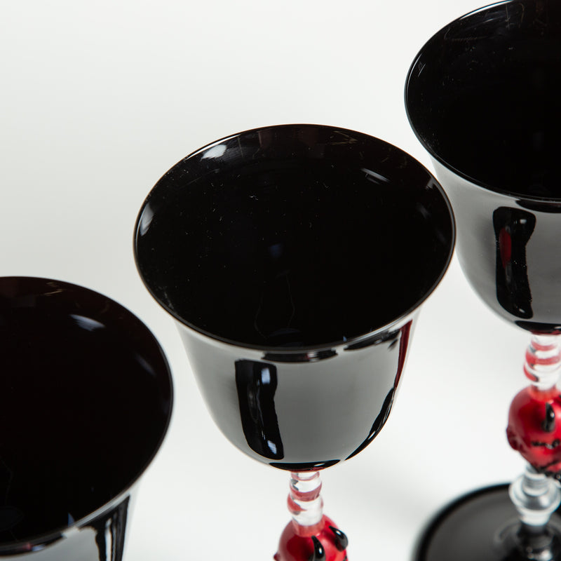 MAXFIELD COLLECTION | SET 4 DEVIL WINE GLASSES