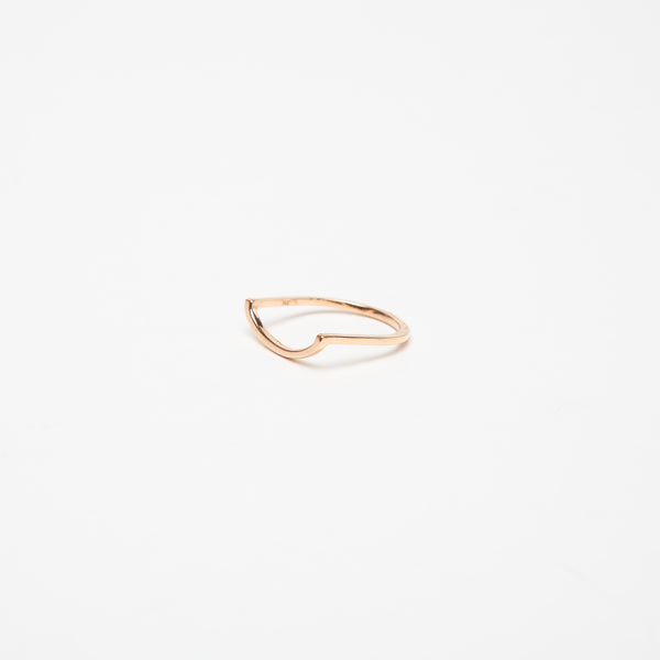 KWIT | 14K GOLD LETTER C RING