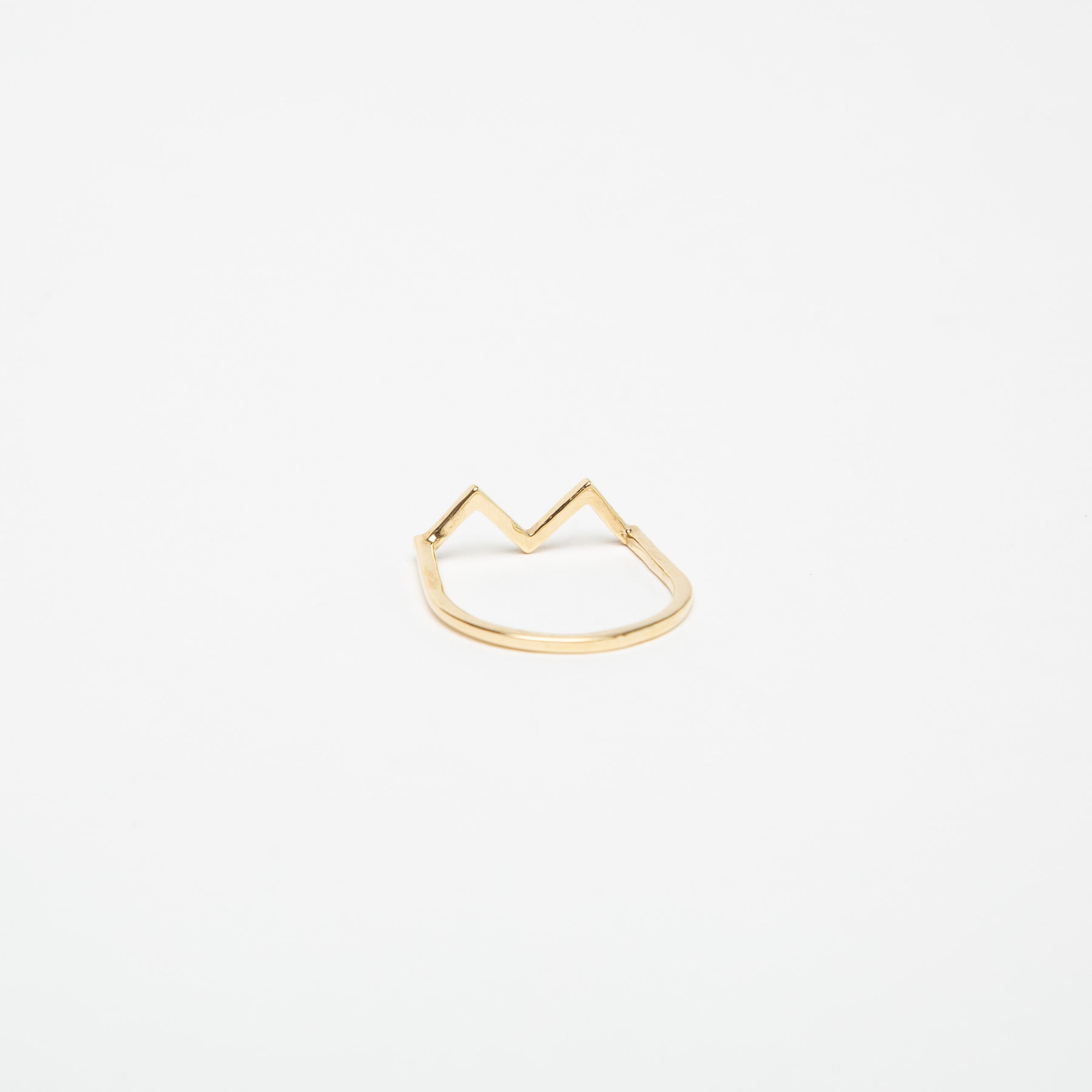 KWIT | 14K GOLD MW ZIG ZAG RING - MAXFIELD LA
