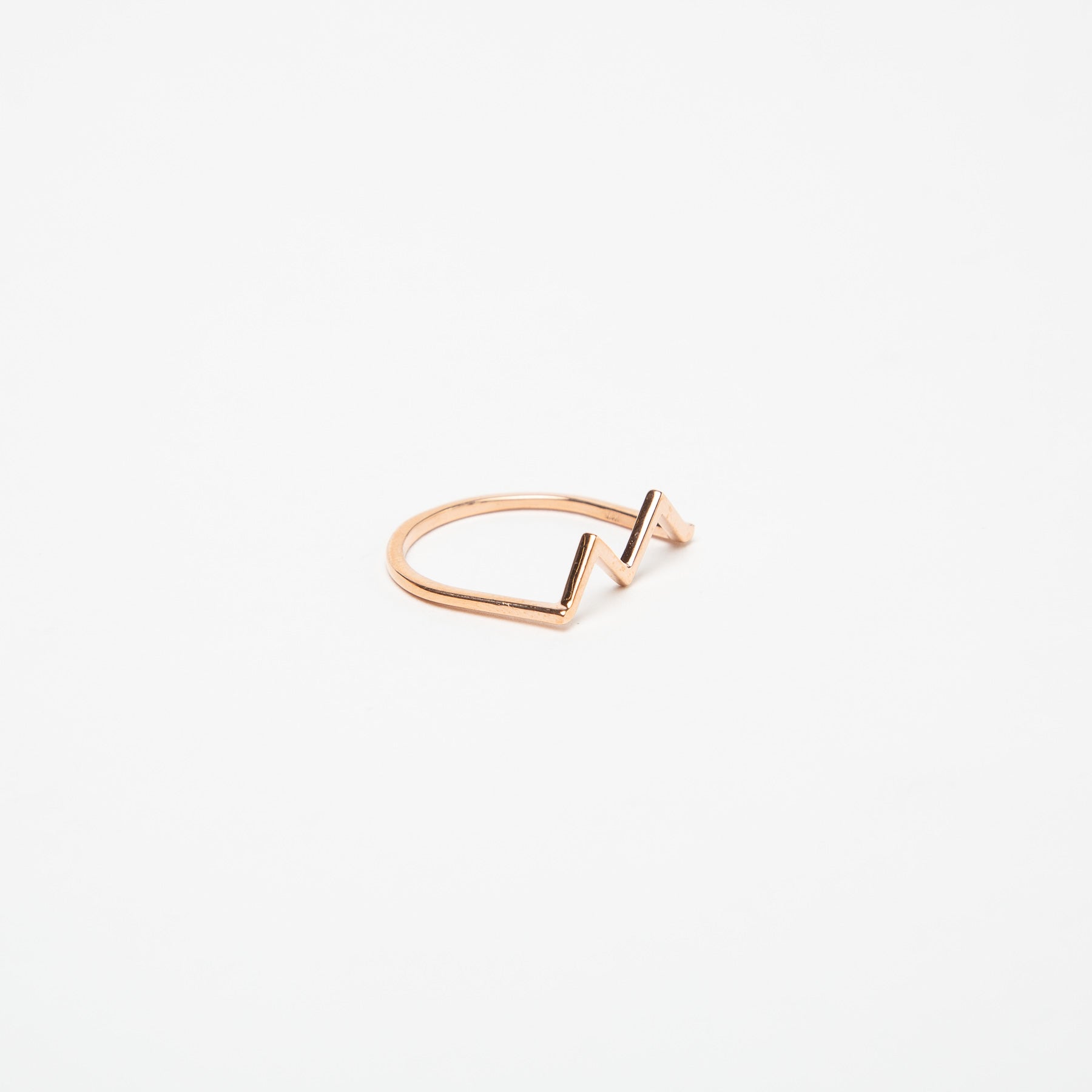 KWIT | 14K GOLD MW ZIG ZAG RING - MAXFIELD LA