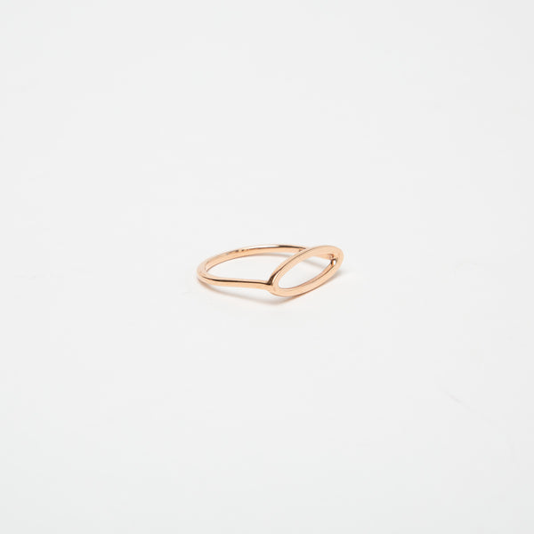 KWIT | 14K GOLD LETTER O RING