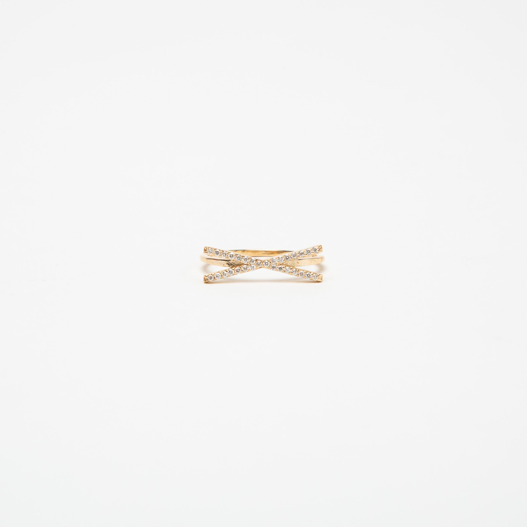 KWIT | LETTER X DIAMOND RING - MAXFIELD LA