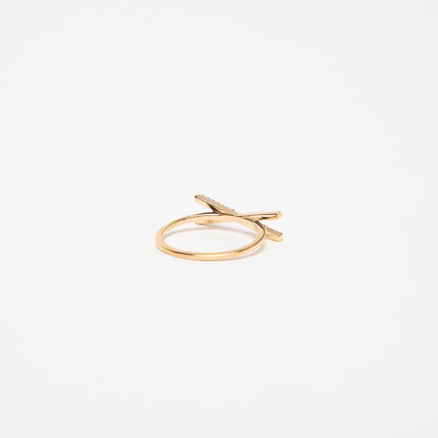 KWIT | LETTER X DIAMOND RING - MAXFIELD LA