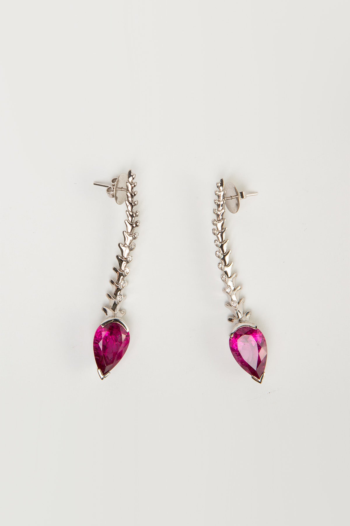 SHAUN LEANE | RUBELITE DROP EARRINGS - MAXFIELD LA