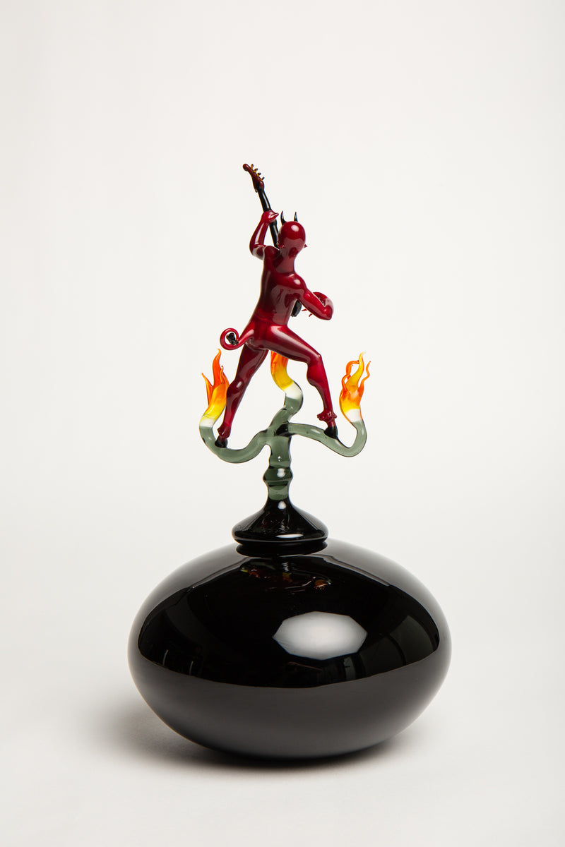 MAXFIELD PRIVATE COLLECTION | LARGE DEVIL WITH GUITAR BOTTLE