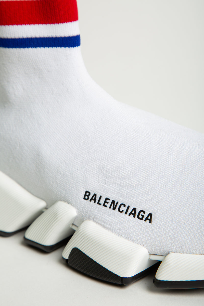 BALENCIAGA | 2.0 WHITE SOCK RUNNERS – LA