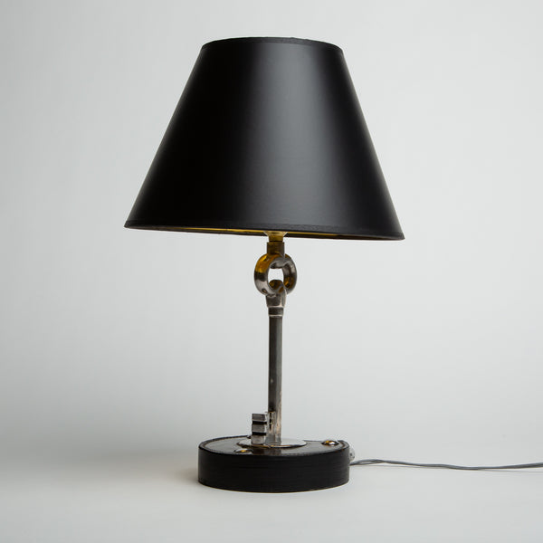 VINTAGE HERMÈS | 50'S LOCK AND KEY TABLE LAMP