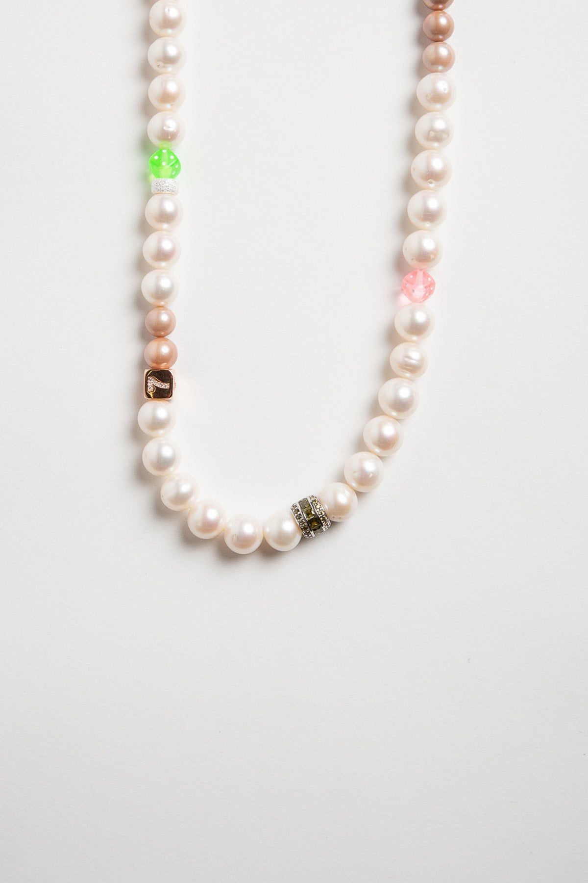 TRIN-KET | MIXED PEARL CHOKER NECKLACE - MAXFIELD LA