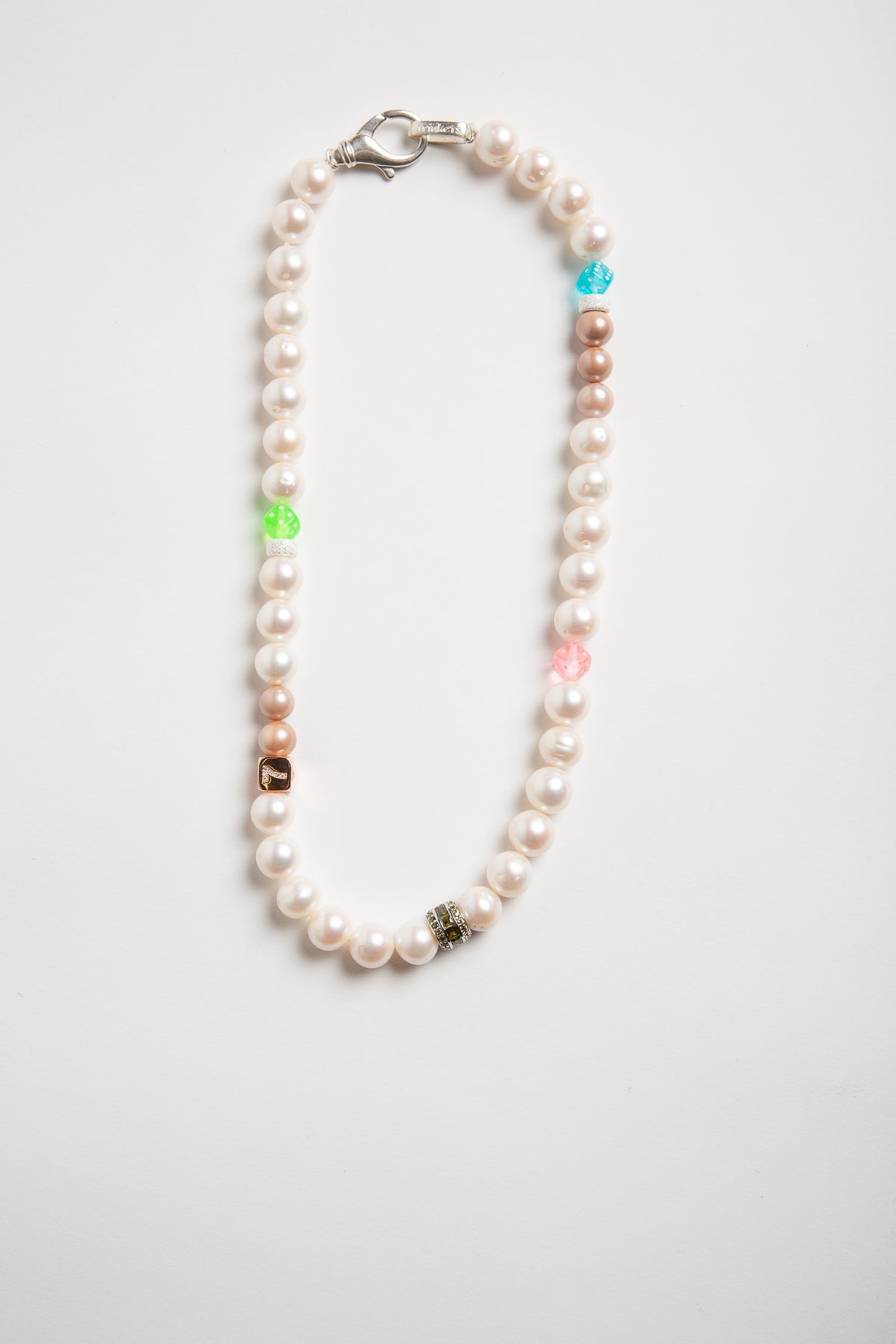 TRIN-KET | MIXED PEARL CHOKER NECKLACE - MAXFIELD LA