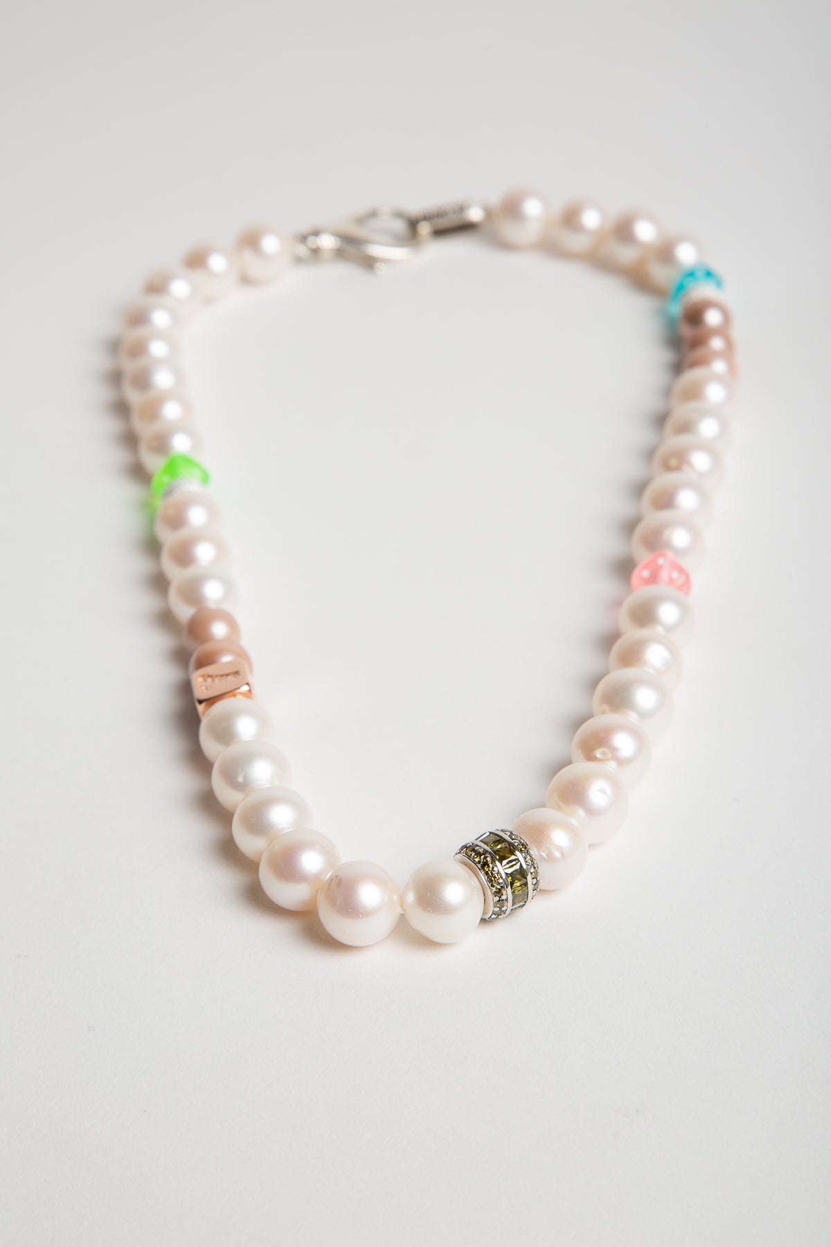 TRIN-KET | MIXED PEARL CHOKER NECKLACE - MAXFIELD LA