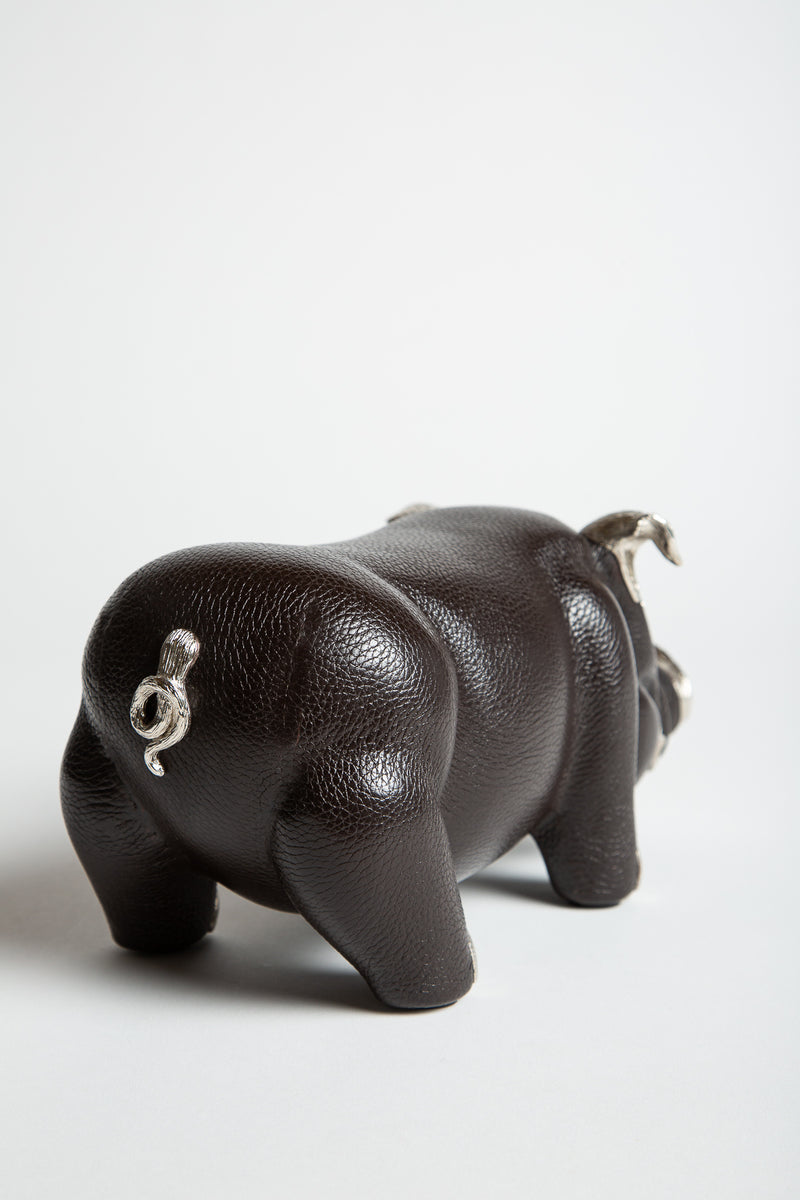 LOTUS ARTS DE VIVRE | LEATHER DESKTOP PIG