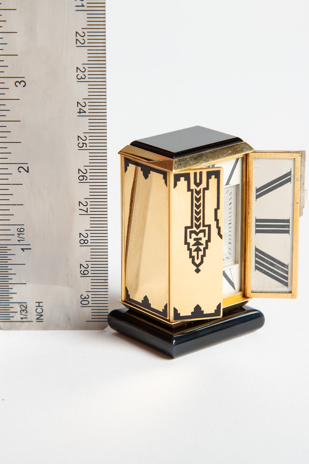 CARTIER | 1920'S ART DECO MINI CLOCK - MAXFIELD LA