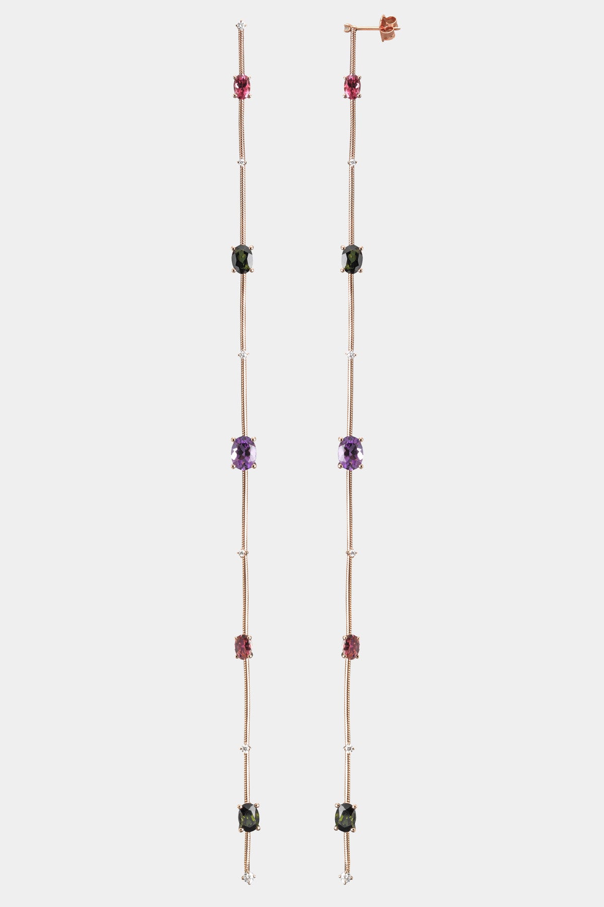 MATTIA CIELO | TOURMALINE DANGLE EARRINGS - MAXFIELD LA