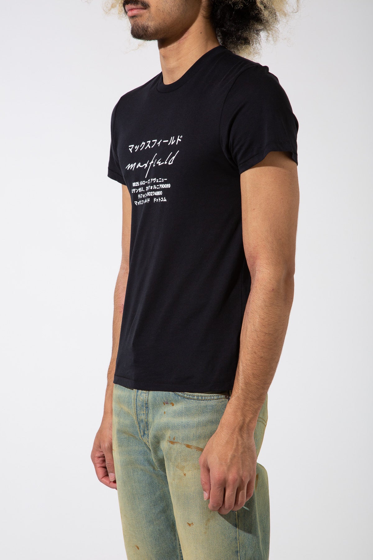 MAXFIELD MERCH COLLECTION | JAPANESE LOGO SHORT SLEEVE TEE - MAXFIELD LA