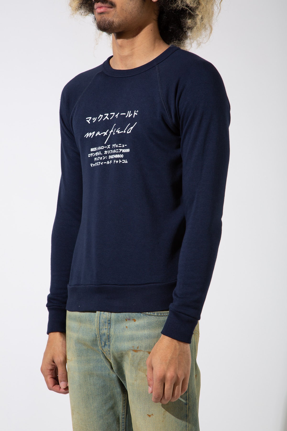 MAXFIELD MERCH COLLECTION | JAPANESE LOGO CREWNECK