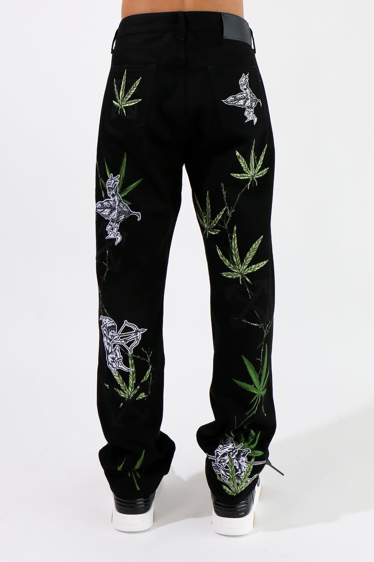 OFF-WHITE | WEED SKATE FIT JEANS - MAXFIELD LA