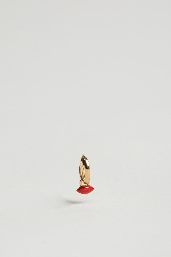 ALISON LOU | MINI LIP CHARM HUGGIE
