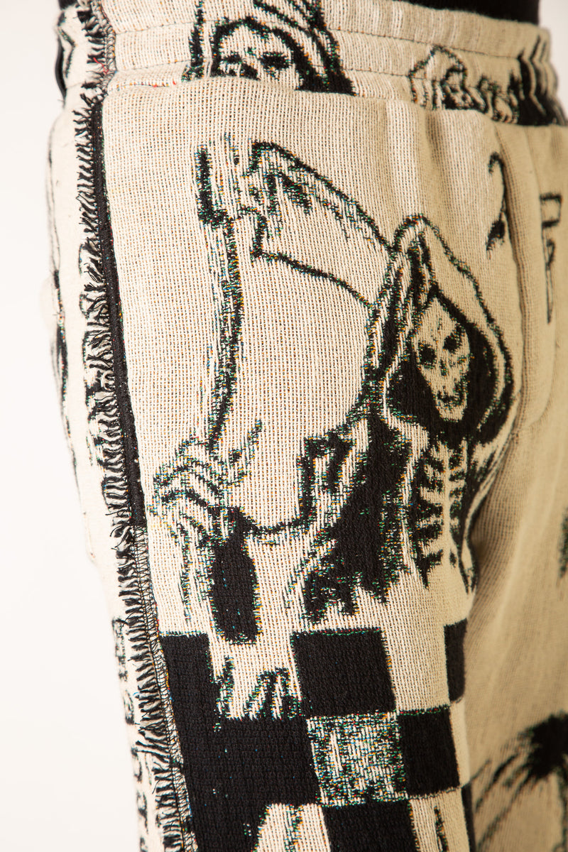 AMIRI Tapestry Print Flared Trousers