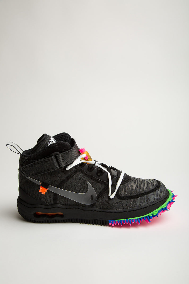 OFF-WHITE | NIKE AIR FORCE 1 MID VIRGIL (BLACK) – MAXFIELD LA