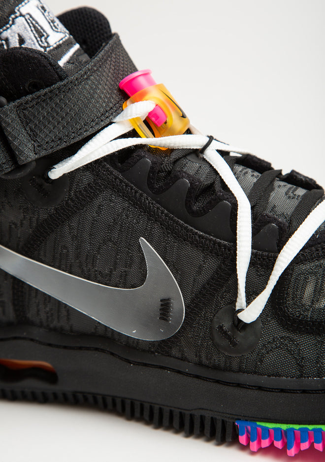 OFF-WHITE | NIKE AIR FORCE 1 MID VIRGIL (BLACK) – MAXFIELD LA
