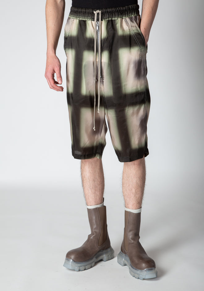 RICK OWENS | BELA POD PLAID SHORTS