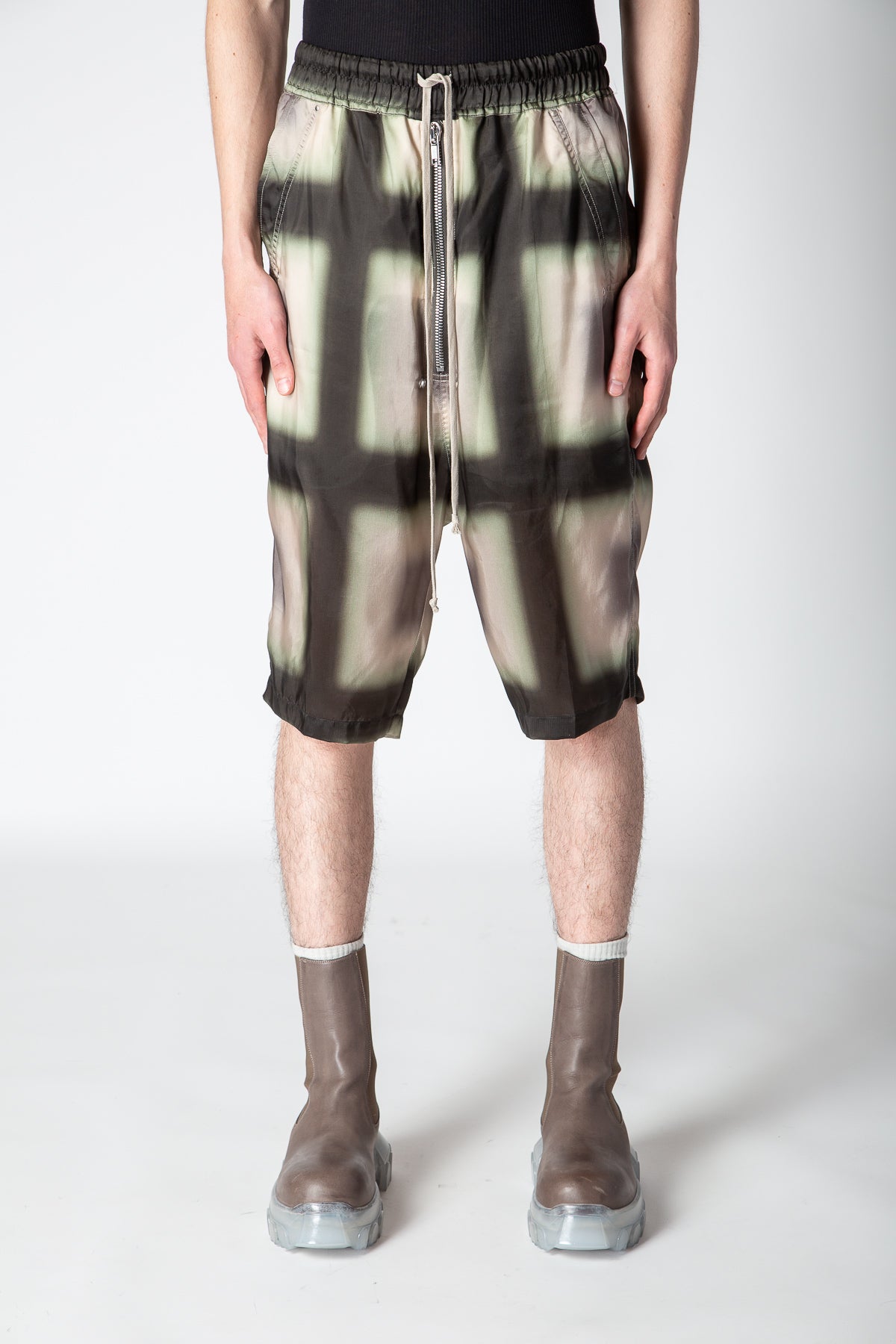 RICK OWENS | BELA POD PLAID SHORTS - MAXFIELD LA