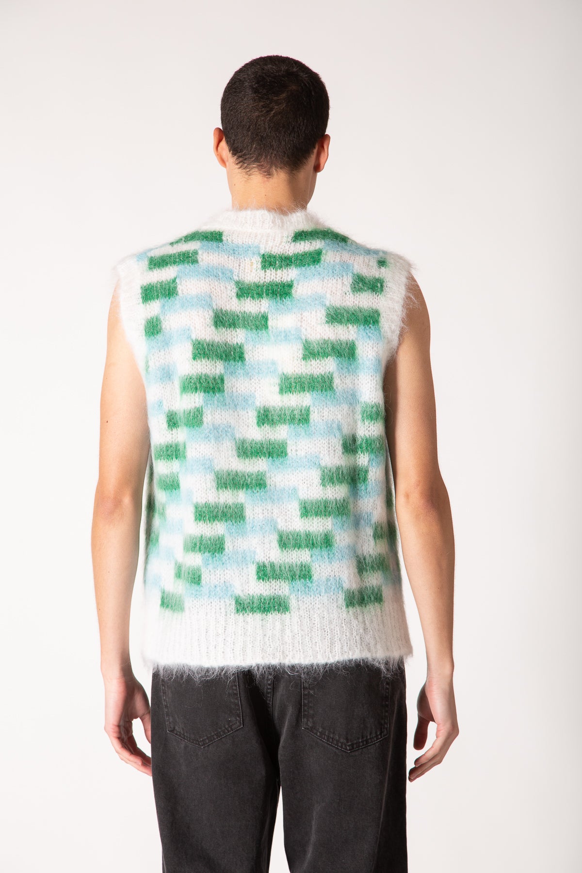 MARNI | V-NECK SWEATER VEST - MAXFIELD LA