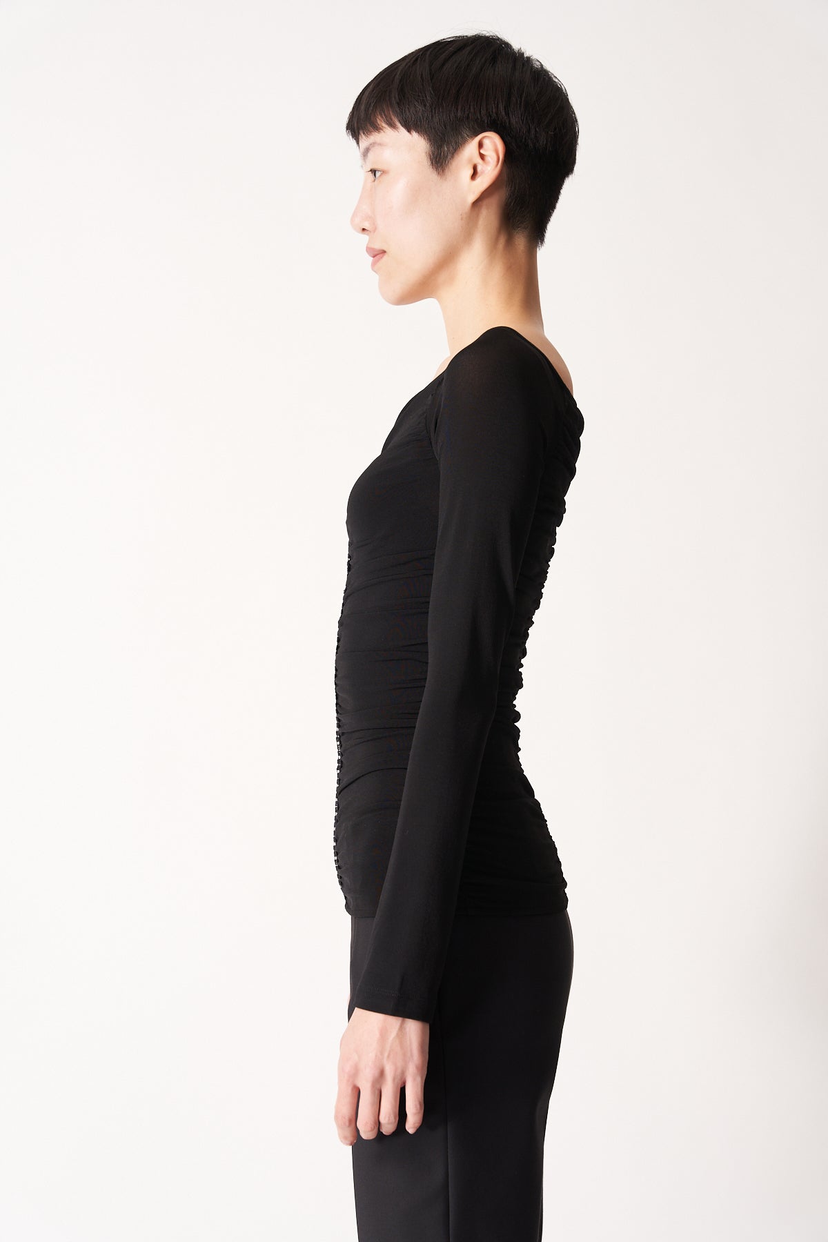 GIVENCHY | RUCHED JERSEY TOP