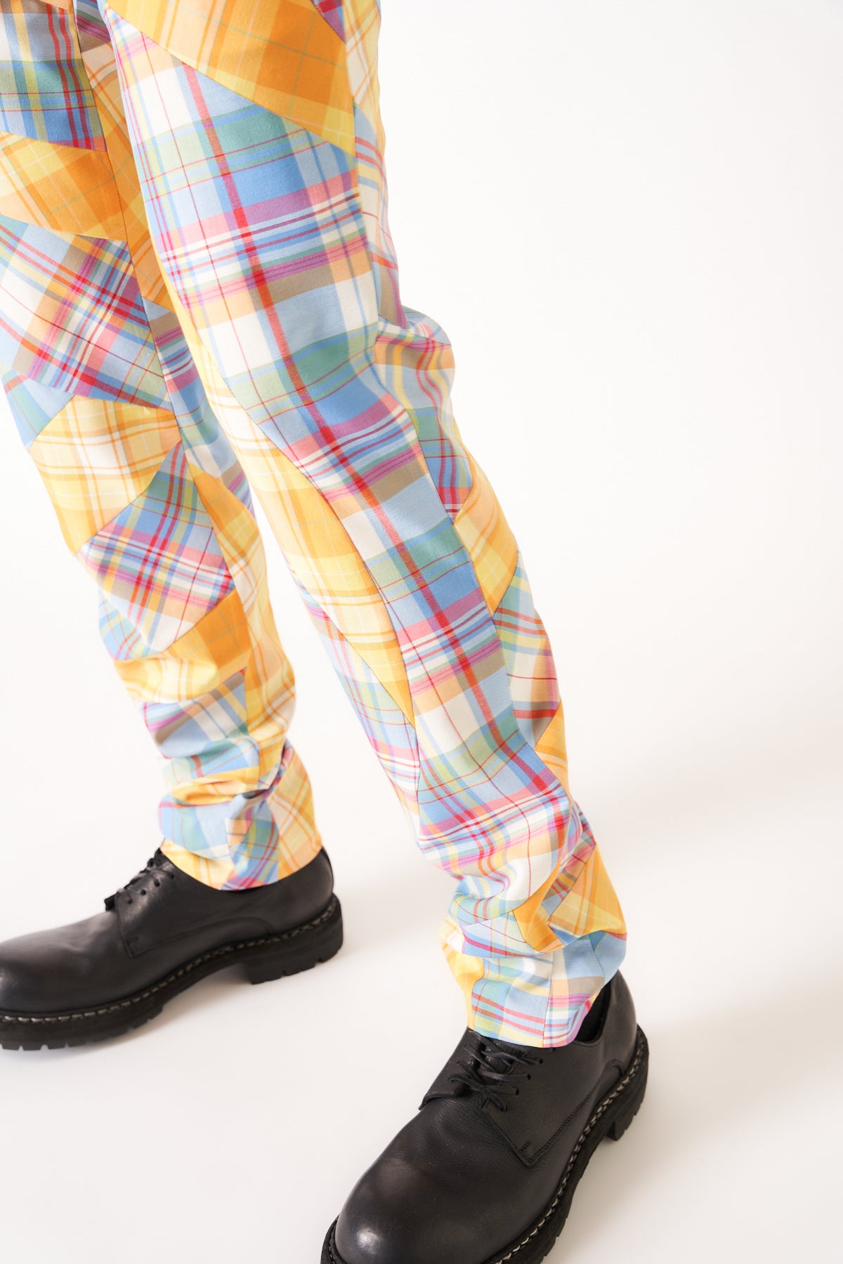 COMME DES GARÇONS HOMME PLUS | TARTAN CHECK PANTS - MAXFIELD LA