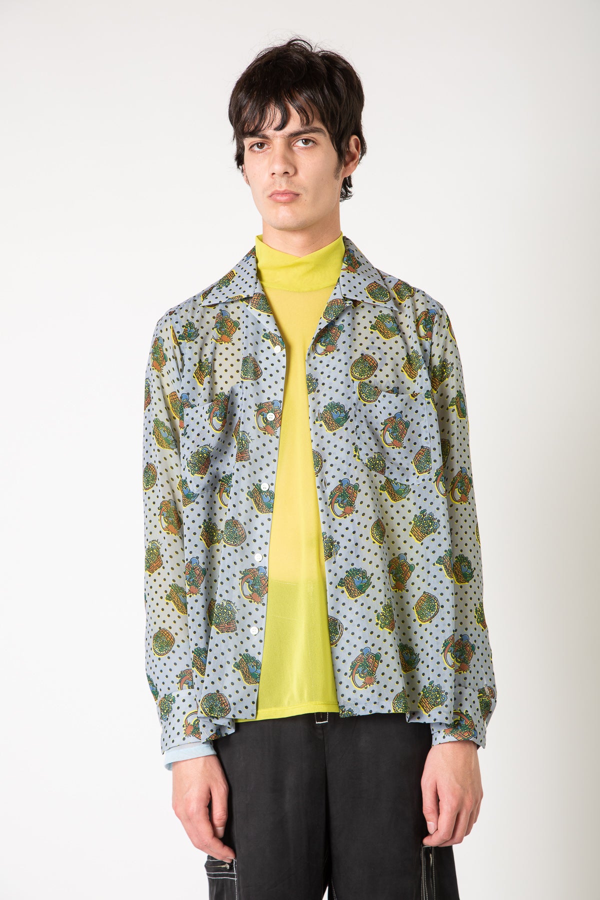 NOMA T.D. | CHIFFON BASKETS SHIRT - MAXFIELD LA